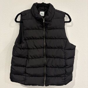Dip Black Quilted Puffer Vest